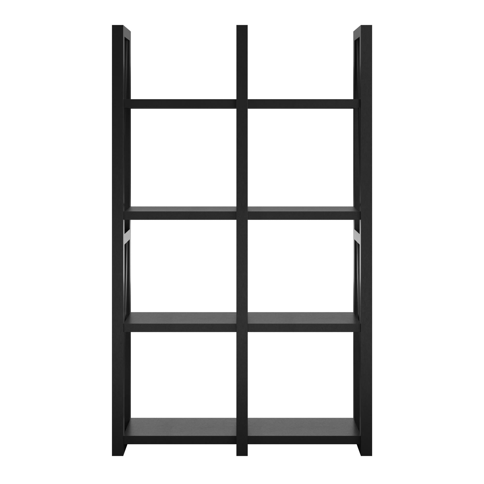 Ameriwood Home Crestwood Bookcase/Room Divider - Black