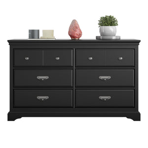 Ameriwood Home Bristol 6 Drawer Dresser - Black