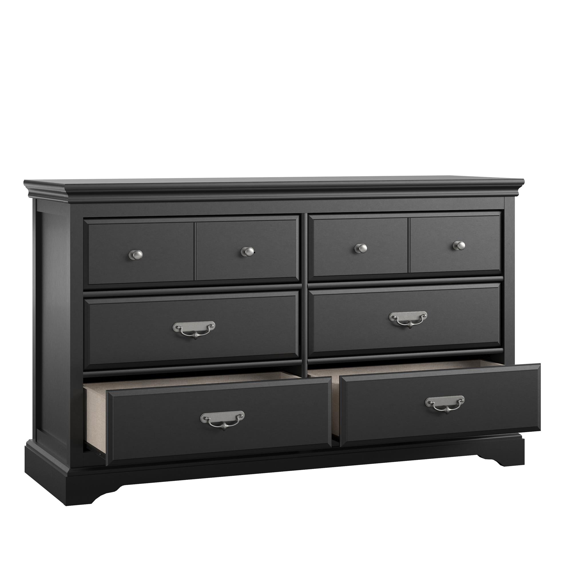 Ameriwood Home Bristol 6 Drawer Dresser - Black