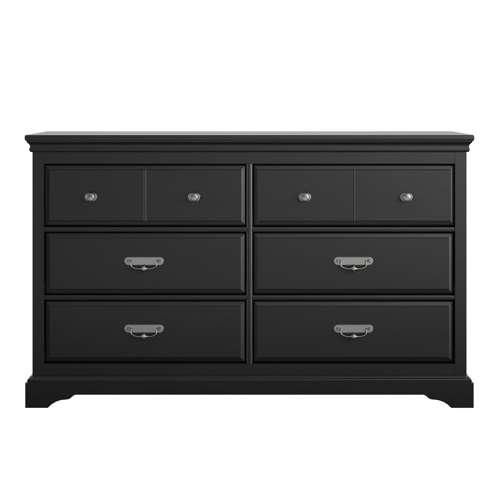 Ameriwood Home Bristol 6 Drawer Dresser - Black