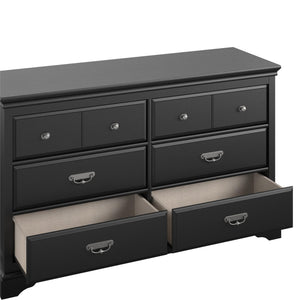 Ameriwood Home Bristol 6 Drawer Dresser - Black