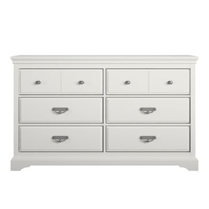 Ameriwood Home Bristol 6 Drawer Dresser - White