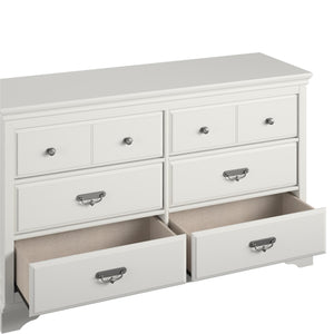 Ameriwood Home Bristol 6 Drawer Dresser - White