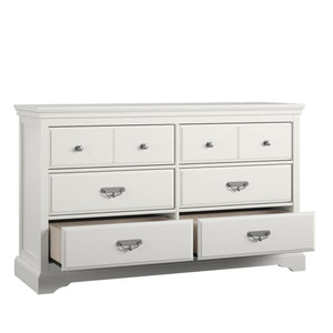 Ameriwood Home Bristol 6 Drawer Dresser - White