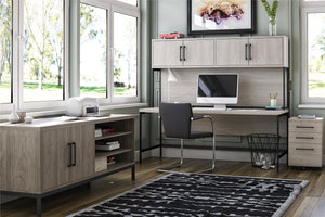 Ameriwood Home Parkside Hutch - Natural White Oak