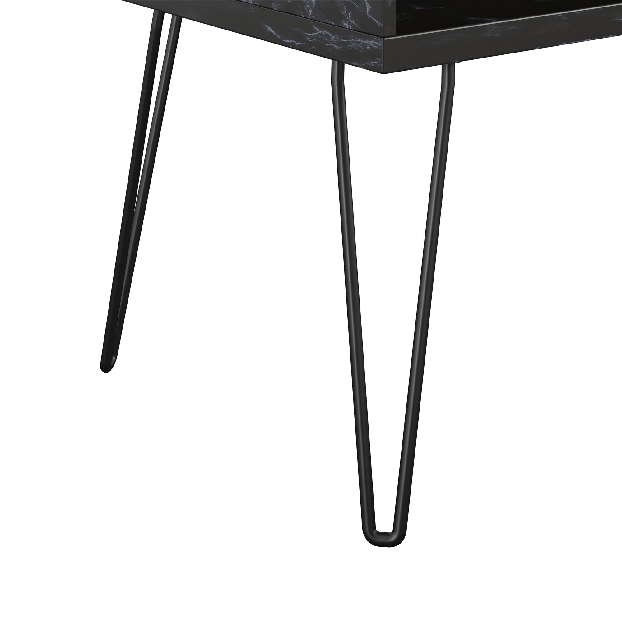 Novogratz Athena TV Stand for TVs up to 42" - Black Marble