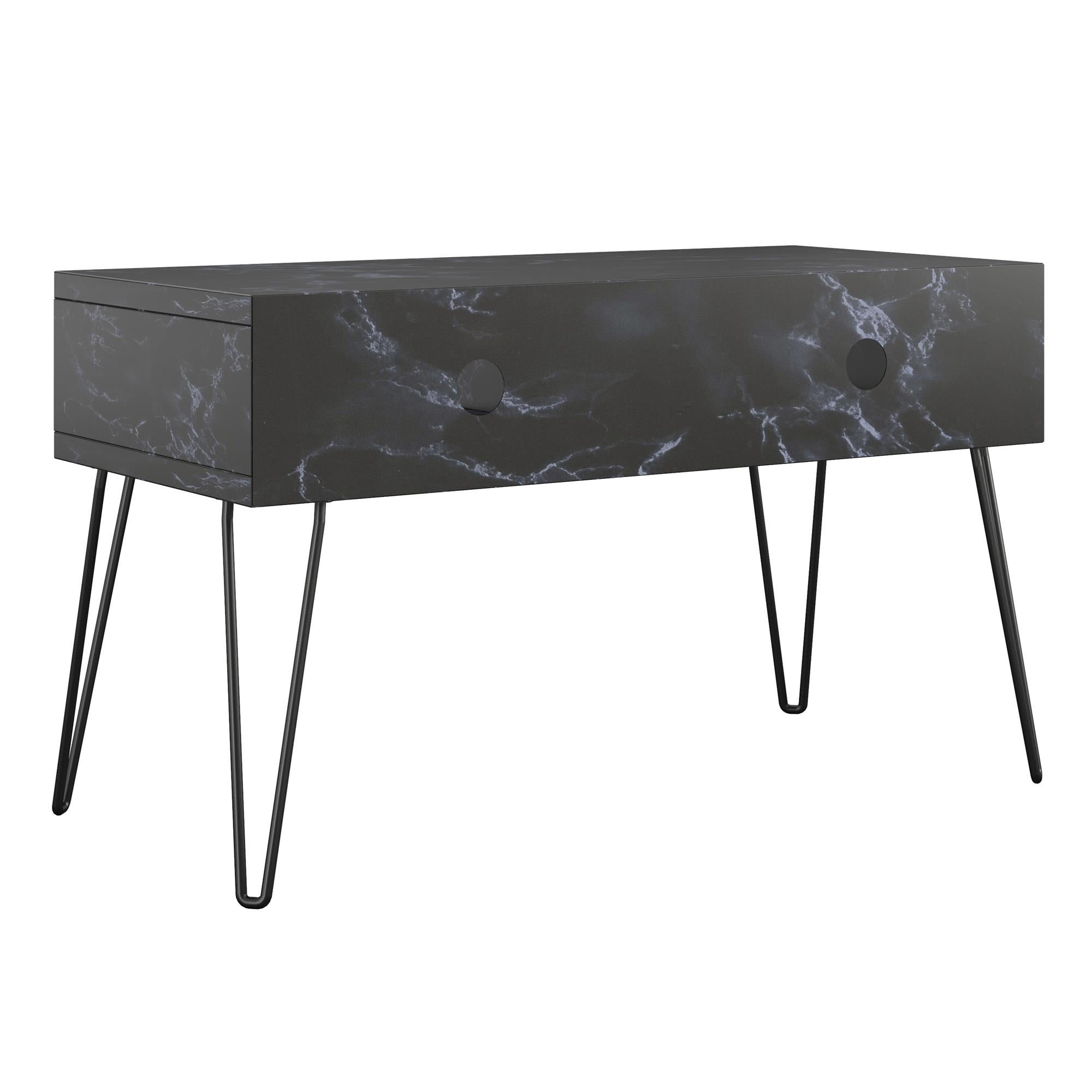 Novogratz Athena TV Stand for TVs up to 42" - Black Marble