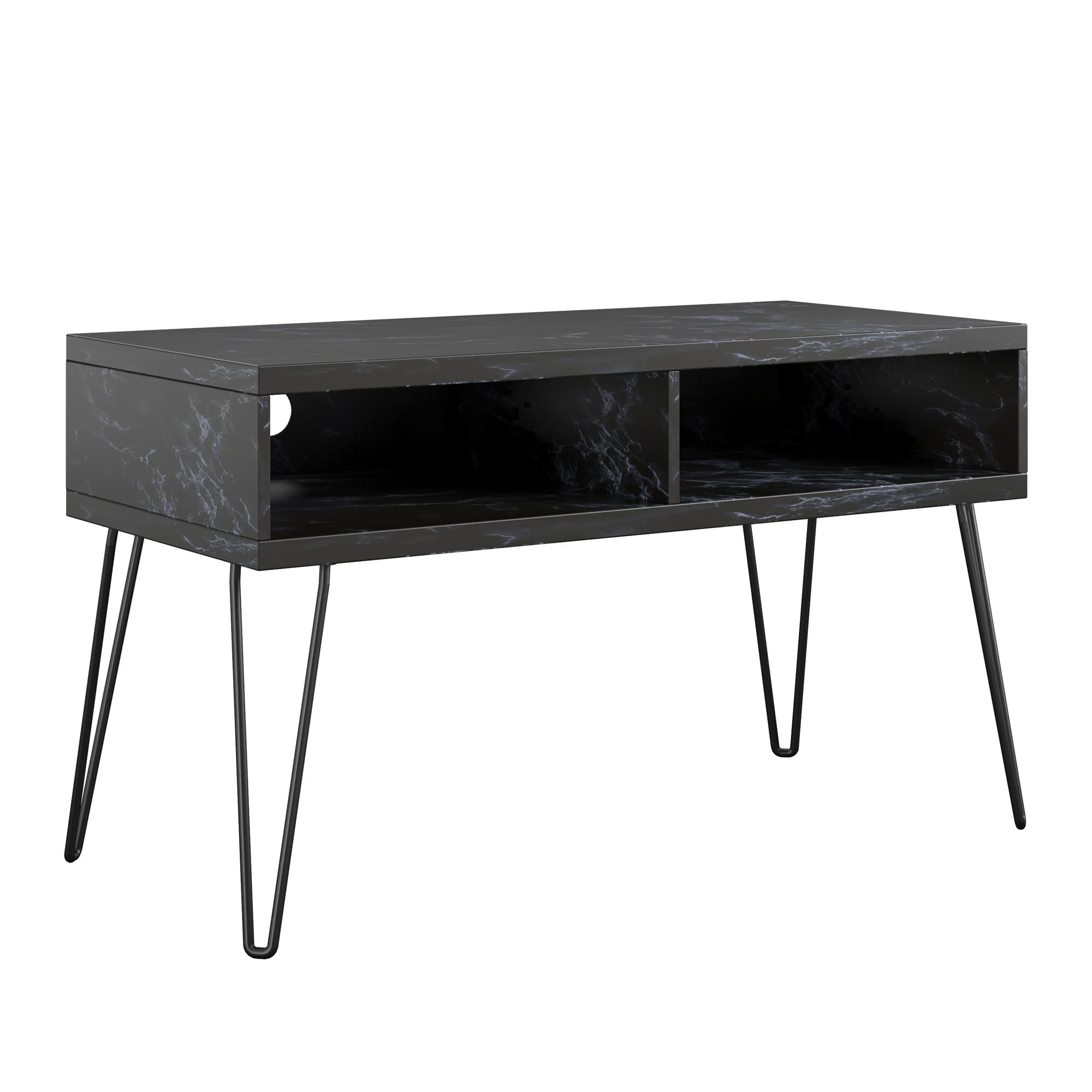 Novogratz Athena TV Stand for TVs up to 42" - Black Marble