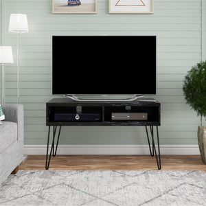 Novogratz Athena TV Stand for TVs up to 42" - Black Marble