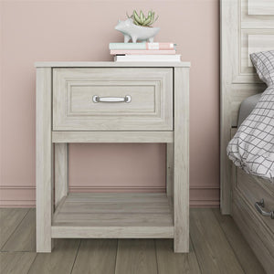 Sierra Ridge Levi Kids' Nightstand, Light Walnut - Light Walnut