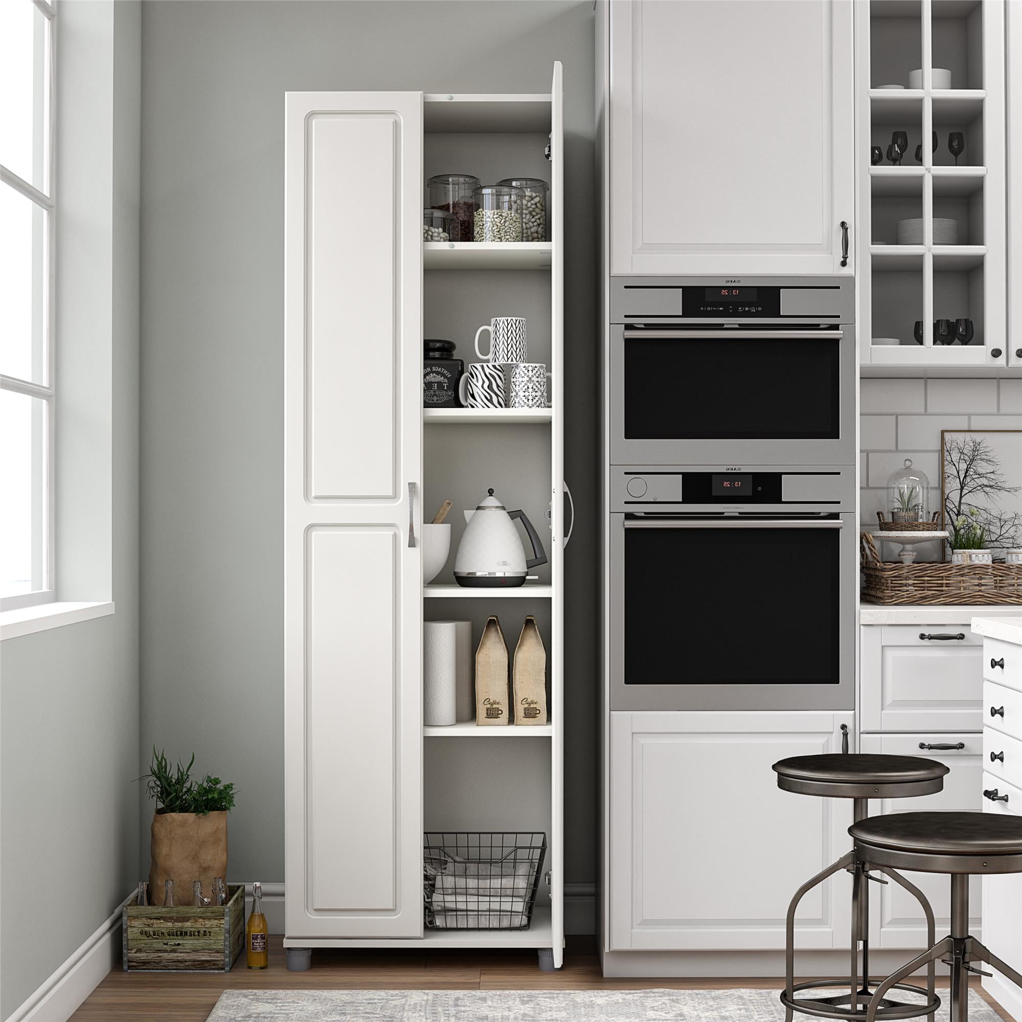 Systembuild Evolution Kendall 24" Utility Storage Cabinet - White