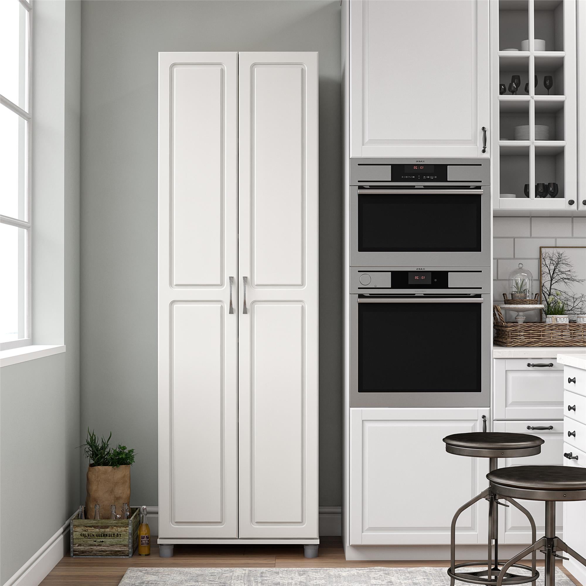 Systembuild Evolution Kendall 24" Utility Storage Cabinet - White