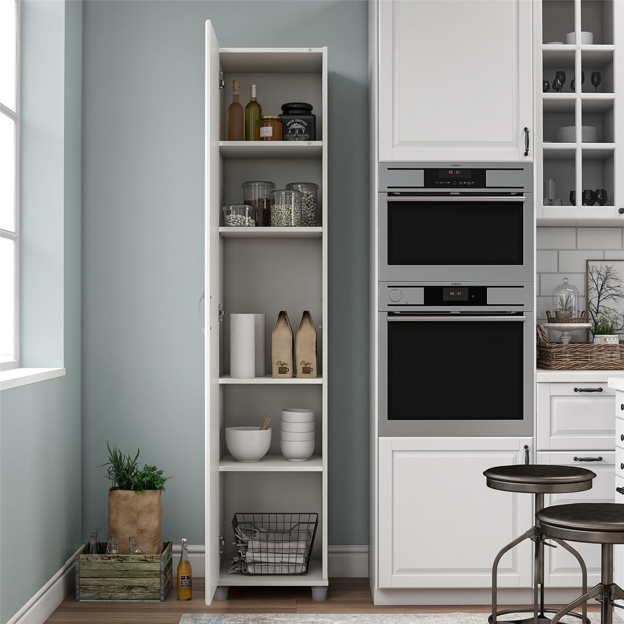 Systembuild Evolution Kendall 16" Utility Storage Cabinet - White