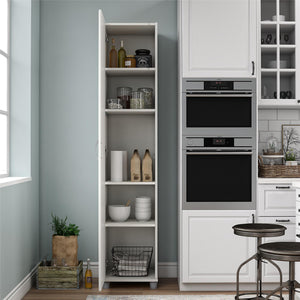 Systembuild Evolution Kendall 16" Utility Storage Cabinet - White