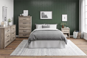 Ameriwood Home Bassinger Nightstand - Gray Oak