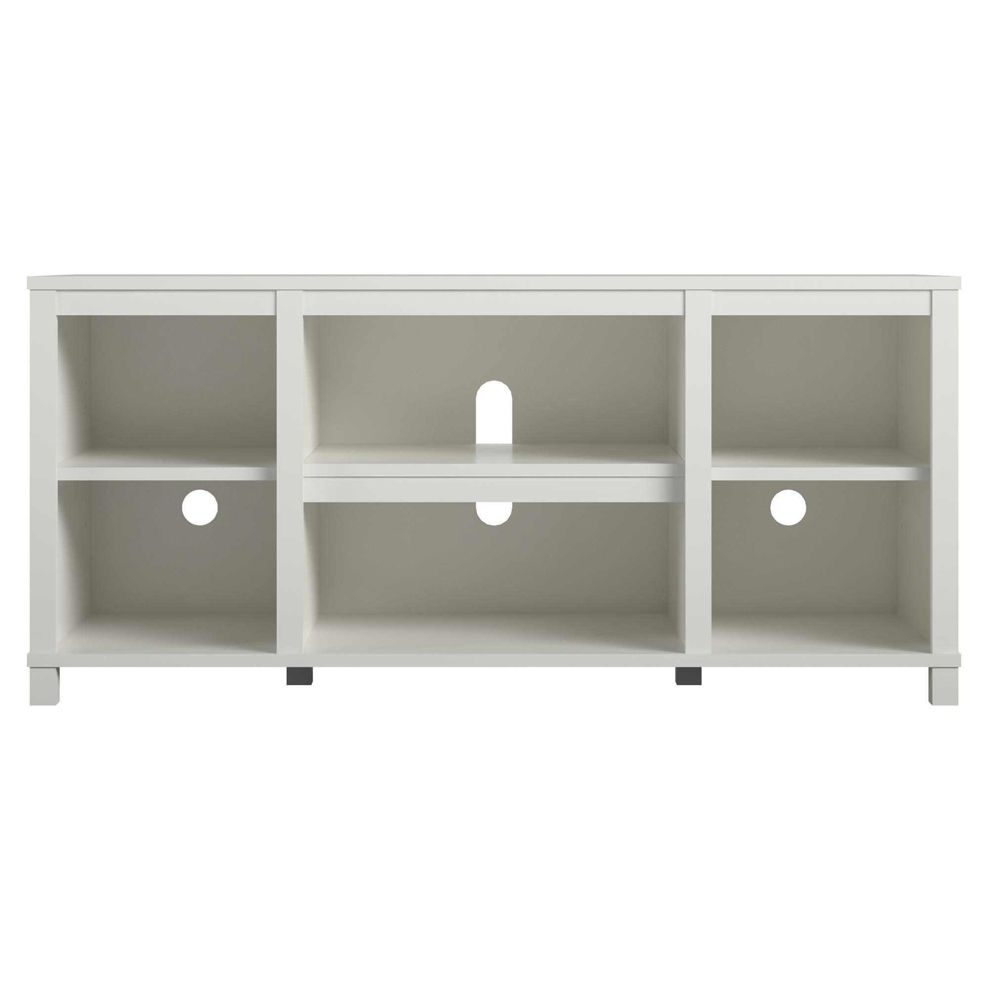 Ameriwood Home Parsons TV Stand for TVs up to 50" - White
