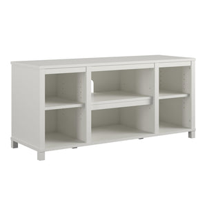 Ameriwood Home Parsons TV Stand for TVs up to 50" - White