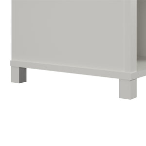 Ameriwood Home Parsons TV Stand for TVs up to 50" - White