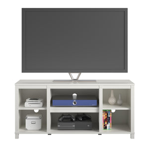 Ameriwood Home Parsons TV Stand for TVs up to 50" - White