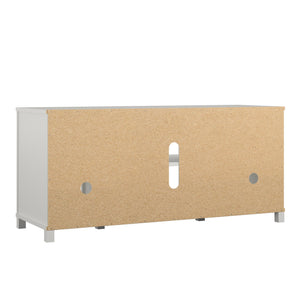 Ameriwood Home Parsons TV Stand for TVs up to 50" - White