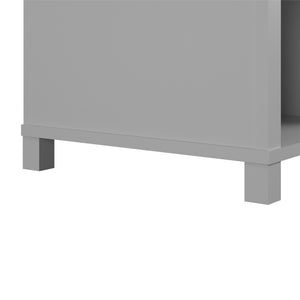 Ameriwood Home Parsons TV Stand for TVs up to 50" - Dove Gray