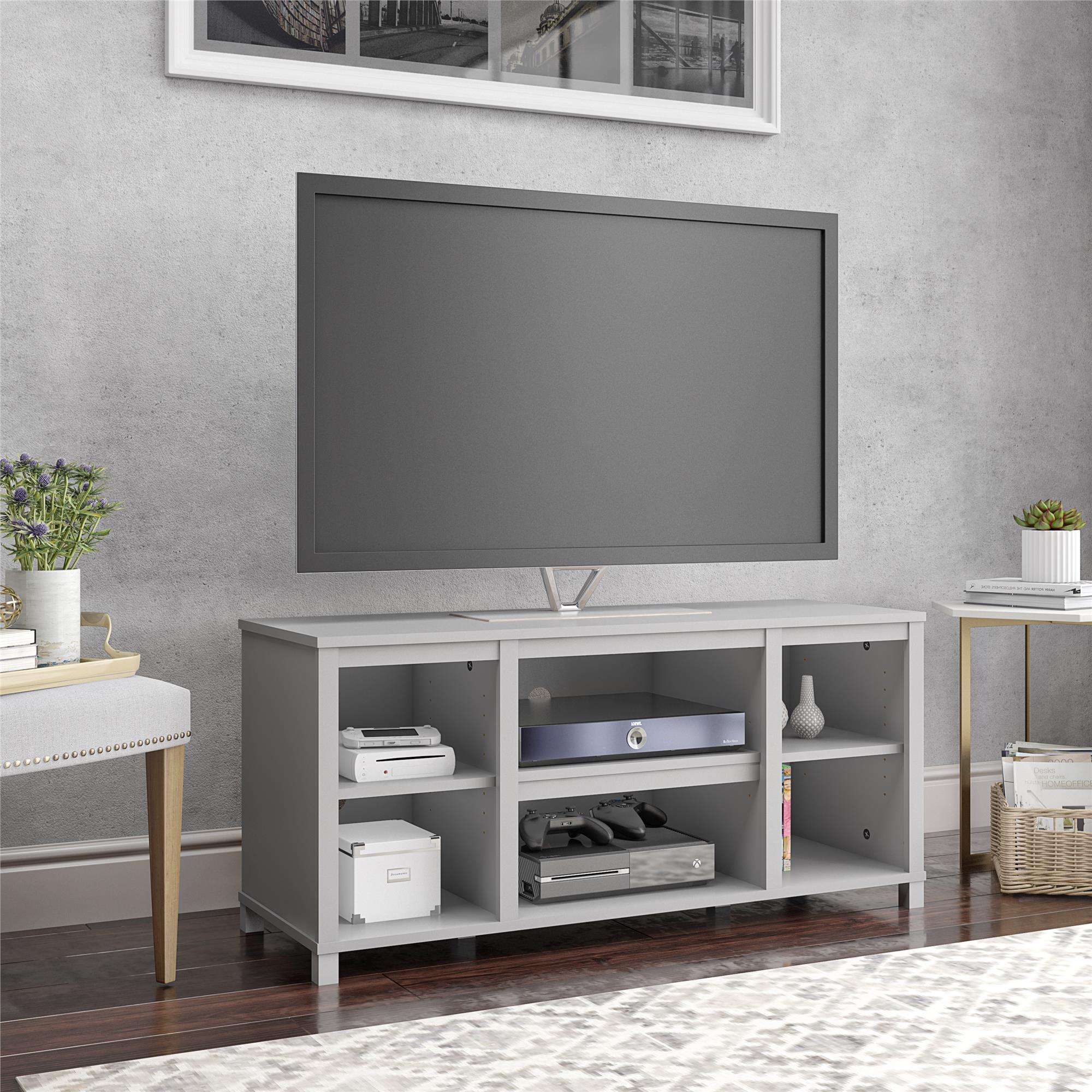 Ameriwood Home Parsons TV Stand for TVs up to 50" - Dove Gray