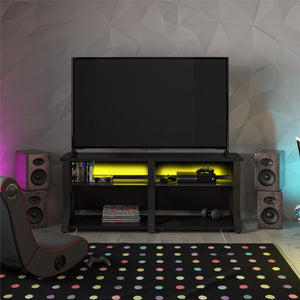 NTense Genesis Gaming TV Stand for TVs up to 70" - Black
