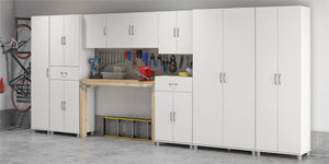 Systembuild Evolution Lory Storage Cabinet with Drawer - White