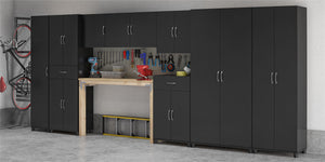 Systembuild Evolution Lory Storage Cabinet with Drawer - Black