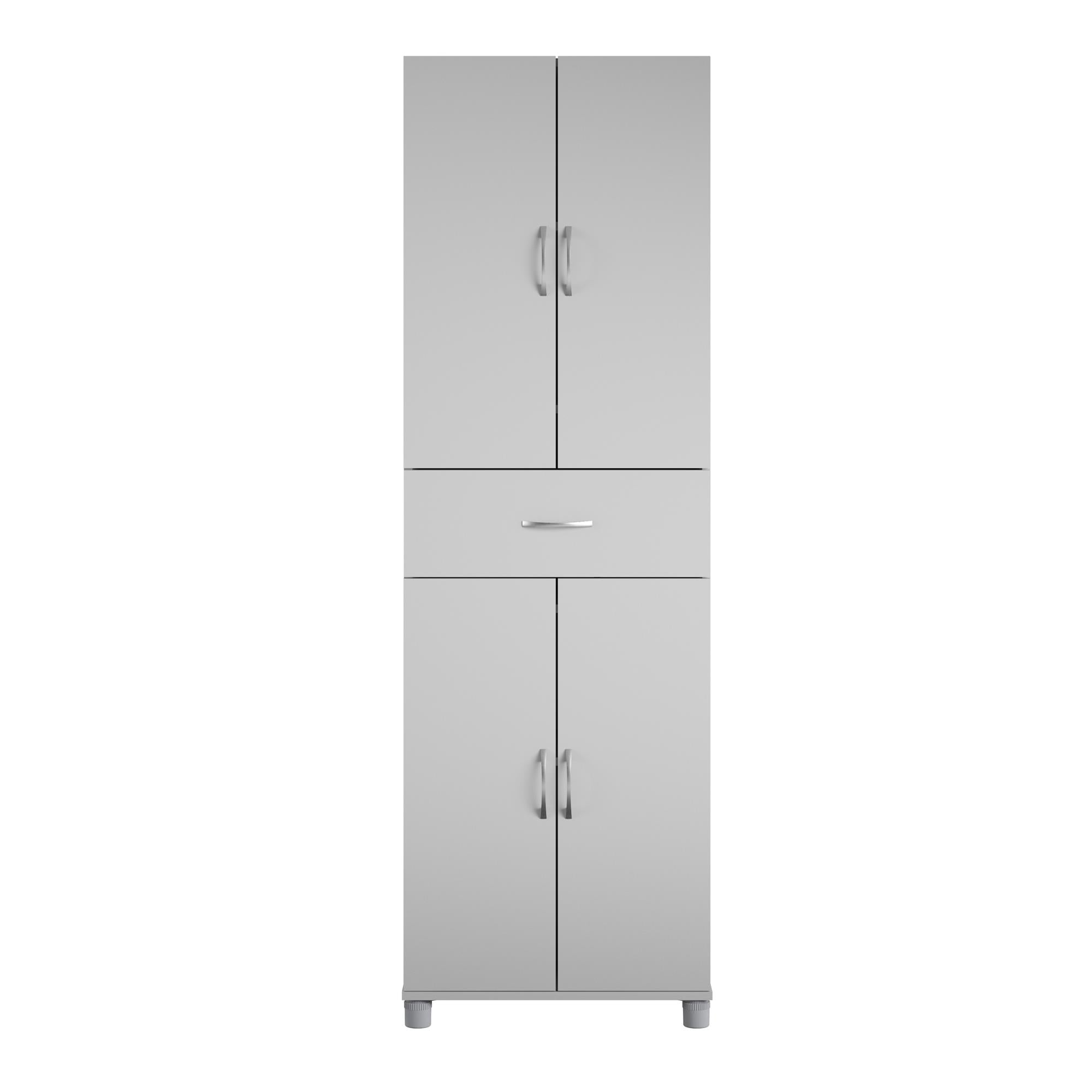Systembuild Evolution Lory Storage Cabinet with Drawer - Dove Gray