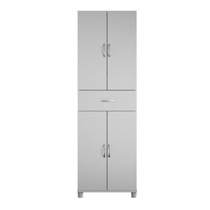 Systembuild Evolution Lory Storage Cabinet with Drawer - Dove Gray