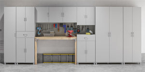 Systembuild Evolution Lory Storage Cabinet with Drawer - Dove Gray