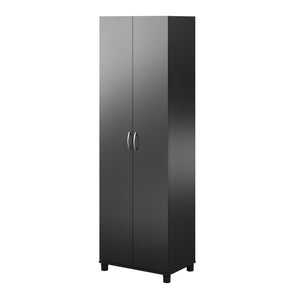 Systembuild Evolution Lory 24" Utility Storage Cabinet - Black