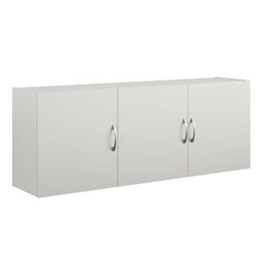 Systembuild Evolution Lory 54" Wall Cabinet - White - 3 Door