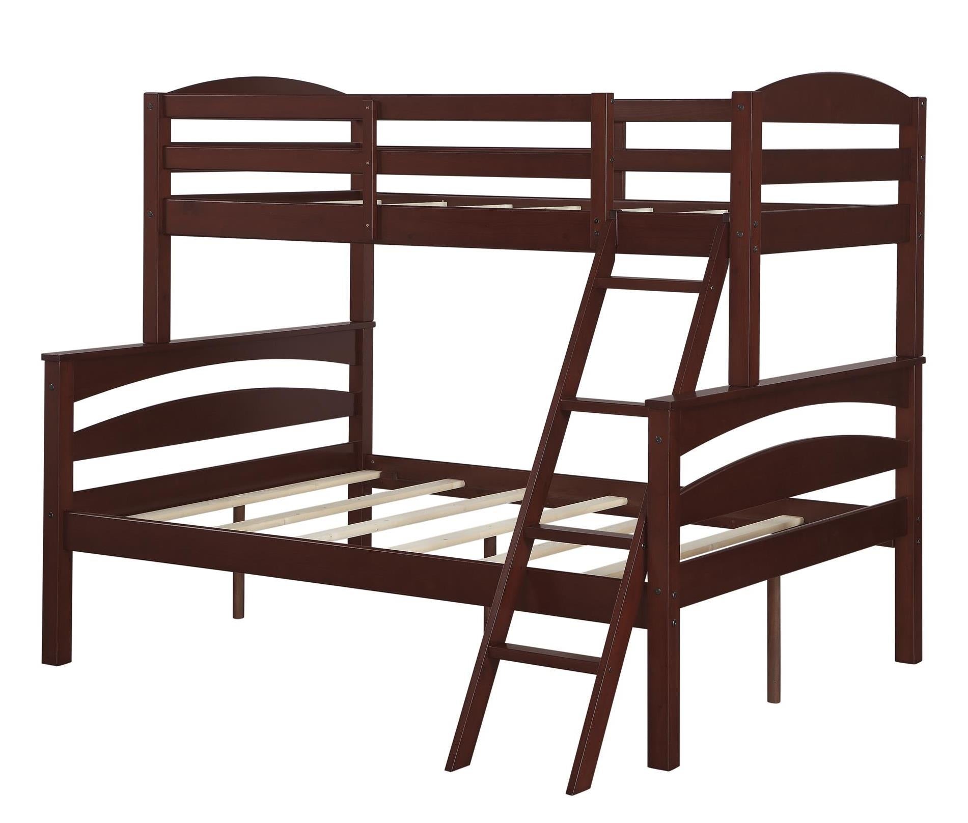 DHP Brady Kids' Wood Bunk Bed - Espresso