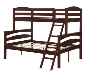 DHP Brady Kids' Wood Bunk Bed - Espresso