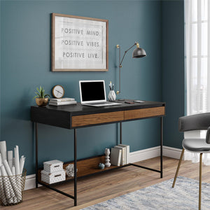 Ameriwood Home Reznor Computer Desk - Black Oak