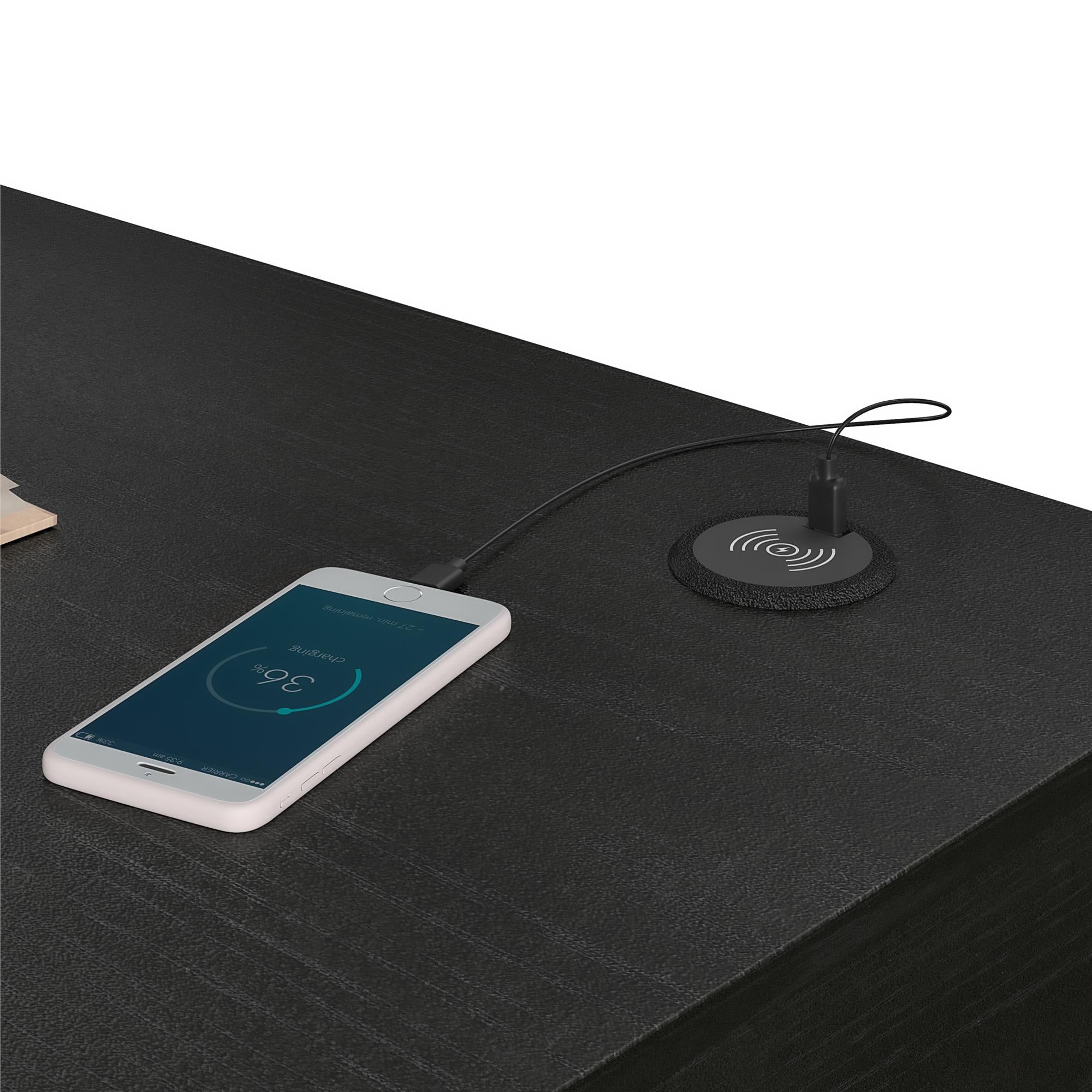 Ameriwood Home Reznor Computer Desk - Black Oak