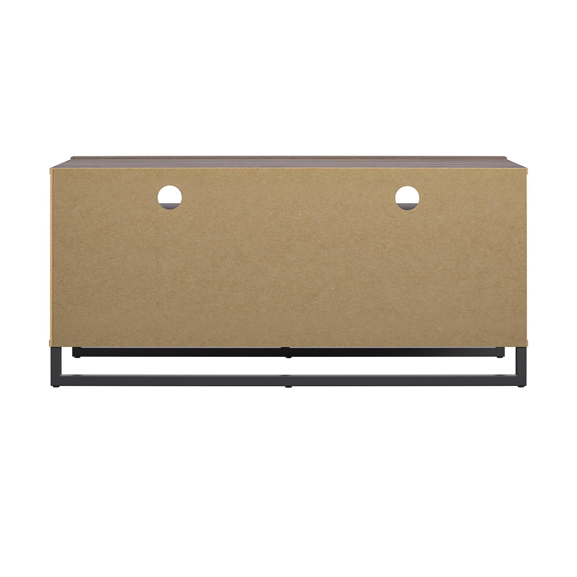 Mixed Material TV Stand for TVs up to 54", Distressed Gray Oak - Distressed Gray Oak