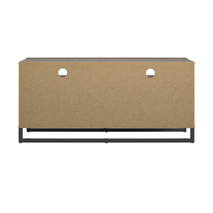 Mixed Material TV Stand for TVs up to 54", Distressed Gray Oak - Distressed Gray Oak