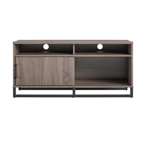 Mixed Material TV Stand for TVs up to 54", Distressed Gray Oak - Distressed Gray Oak