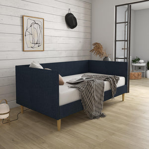 DHP Franklin Mid Century Daybed - Blue Linen - Twin