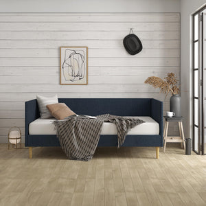 DHP Franklin Mid Century Daybed - Blue Linen - Twin