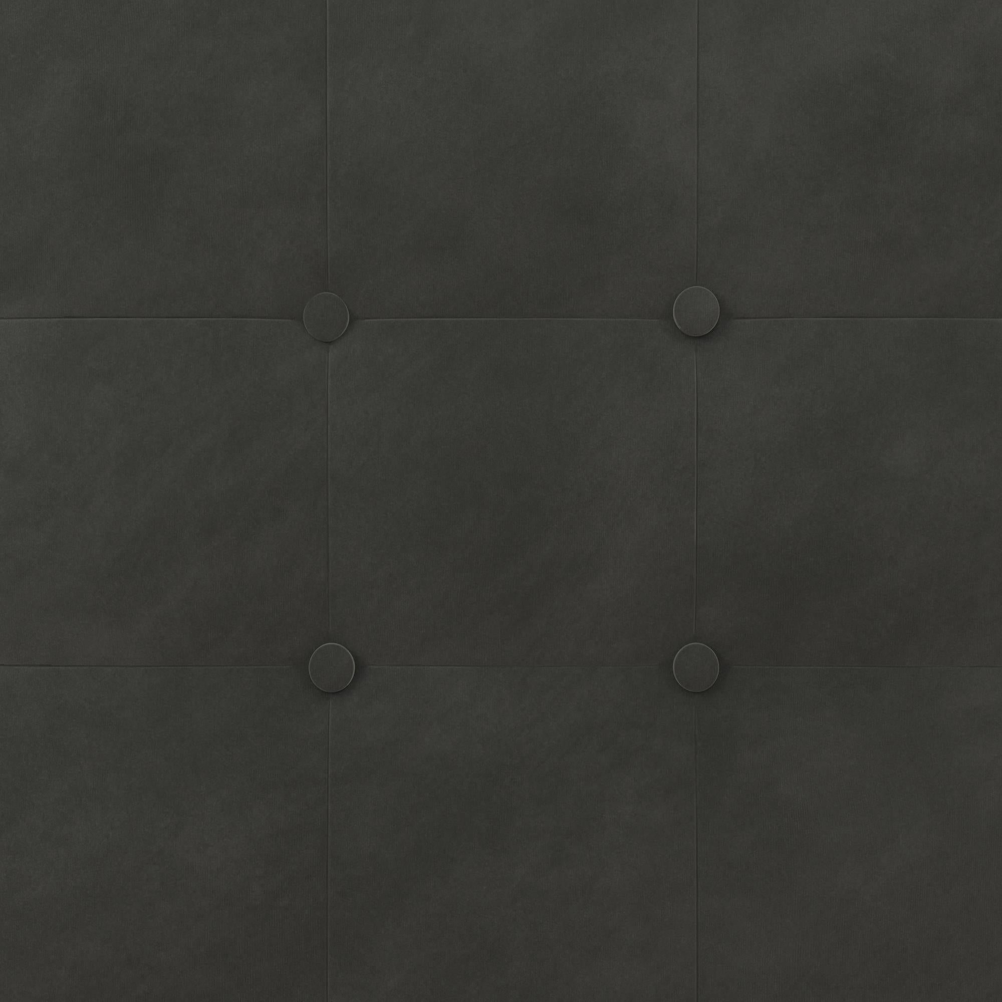 DHP Rose Upholstered Bed Frame with Storage - Grey Velvet - King