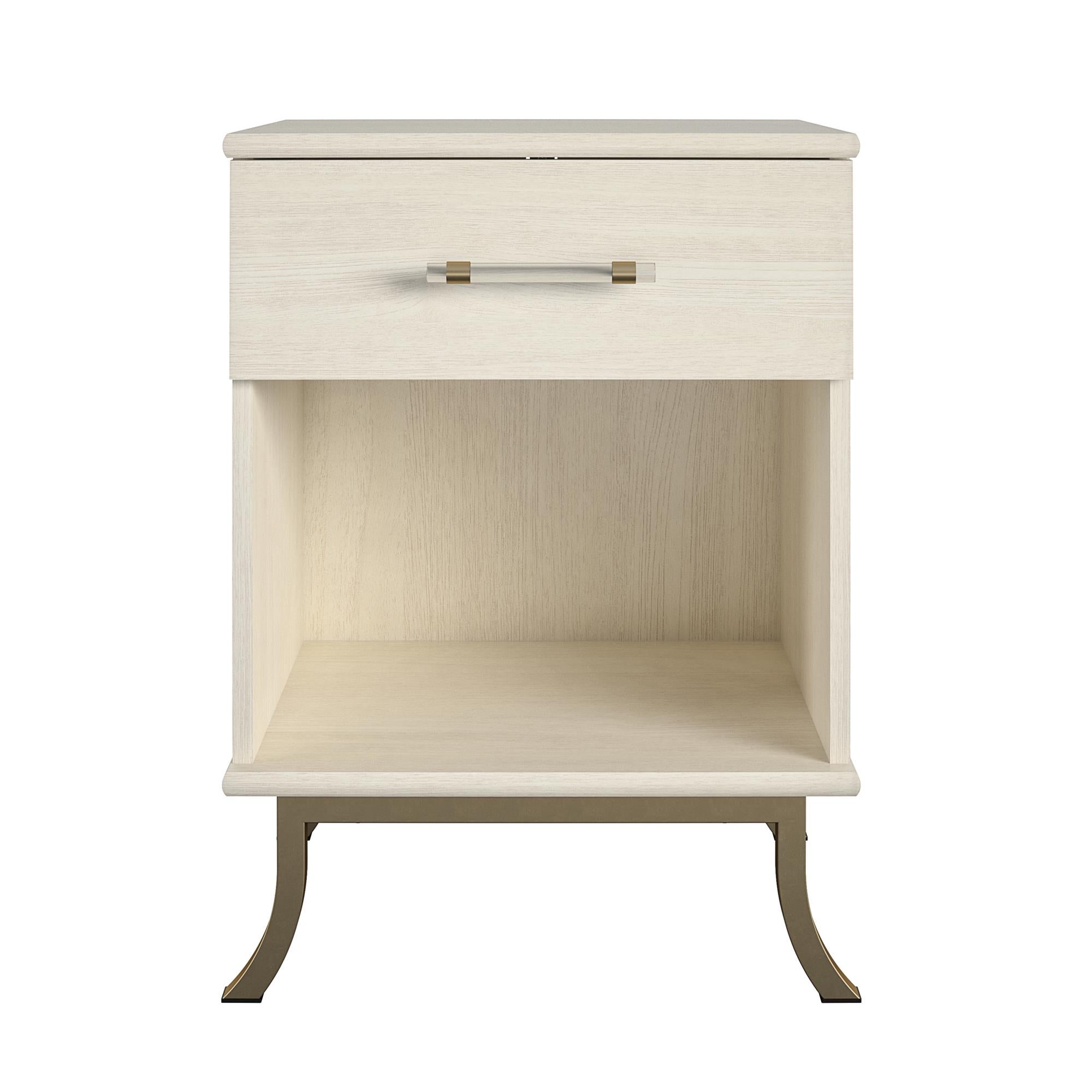 Monarch Hill Clementine White Nightstand - Ivory Oak