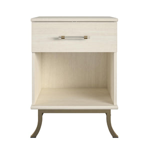 Monarch Hill Clementine White Nightstand - Ivory Oak