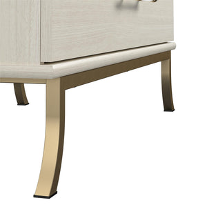 Monarch Hill Clementine White 3 Drawer Dresser - Ivory Oak