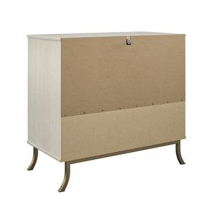 Monarch Hill Clementine White 3 Drawer Dresser - Ivory Oak