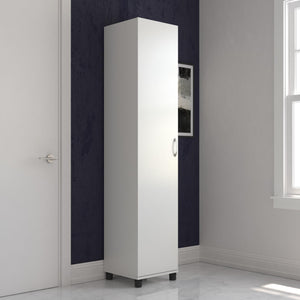 Systembuild Evolution Lory 16" Utility Storage Cabinet - White
