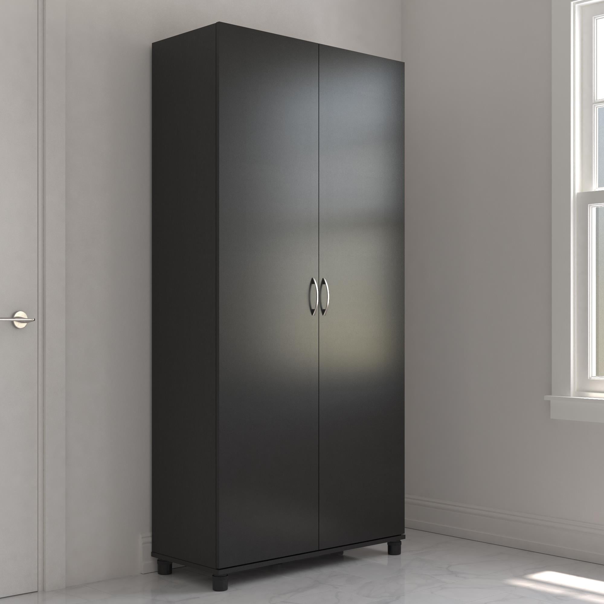 Systembuild Evolution Lory 36" Utility Storage Cabinet - Black